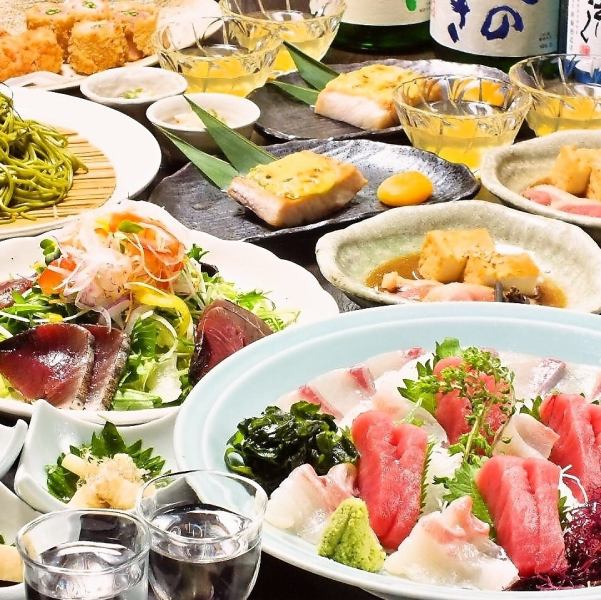 【派对适用】2.5小时无限畅饮！鱼肉皆可享用的吉良套餐 5,280日元（含税）