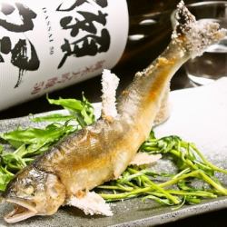 鮎の塩焼き