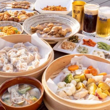 【9/1~9/27】~ほっこり「せいろ」祭り・バイキング~120分食べ飲み放題付き!