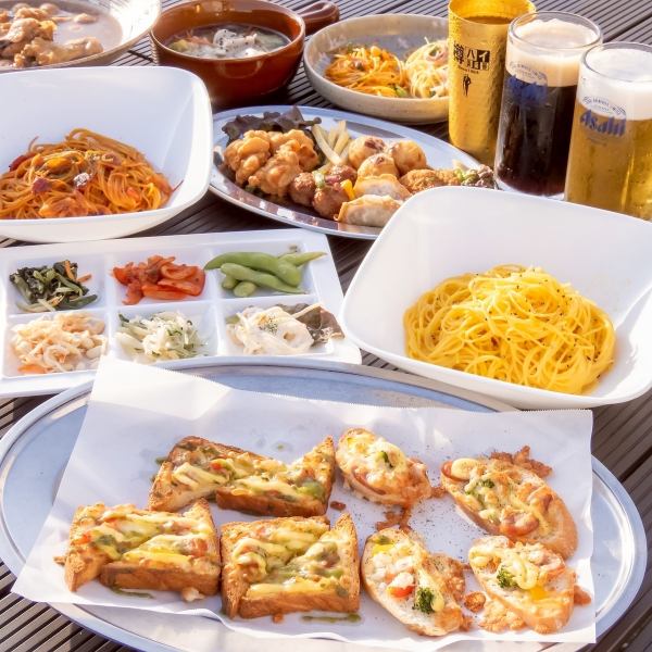 【7月1日(日)~8月16日(土)の期間限定】~真夏のエーゲ海ハッピーリゾートバイキング~120分食べ飲み放題付き!