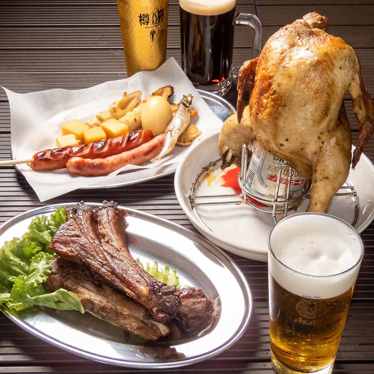 爽やかな風が吹き抜ける、解放的で気持ちのいいBBQビアガーデン