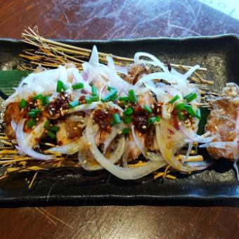 Fried chicken with sweet and sour sauce Satsuma chicken tataki (thigh)