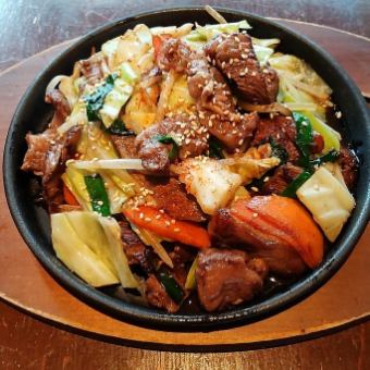 Stamina beef teppanyaki