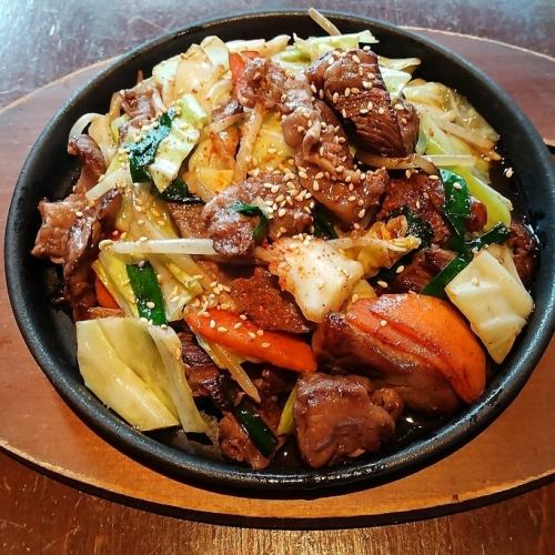 Stamina beef teppanyaki