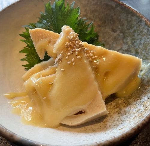 Bamboo shoots with vinegared miso sauce