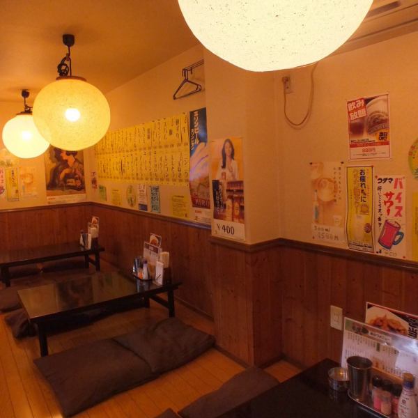 The popular tatami room seats are perfect for small parties ☆ Single guests are also welcome, so please come and visit us♪ Recommended for those who want to go home early but want to have a drink and enjoy a delicious meal!