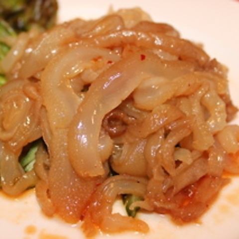 自制烤猪肉 / 什锦海蜇 / 鲜虾春卷