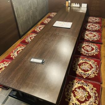 宴会にぴったりな掘りごたつ個室４室３０席ご用意