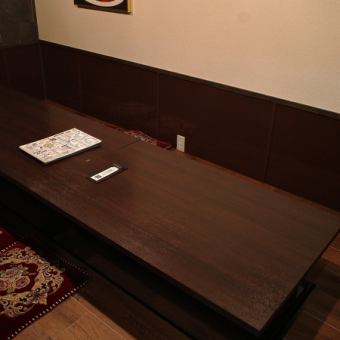 宴会にぴったりな掘りごたつ個室４室３０席ご用意