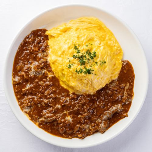ビーフストロガノフ風オムライス　セット