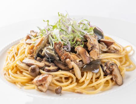秋刀魚と茄子の和風スパゲティ　セット　