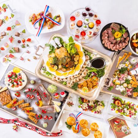 【12/6,7,13,14,20,21의 기간 한정】크리스마스 런치 뷔페(90분제)