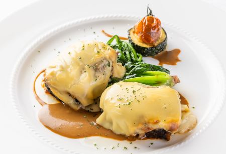 牛ほほ肉のグラタン 焼き野菜添え 2種ソースで セット