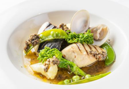 サワラのグリエ彩り野菜のナージュ仕立て セット