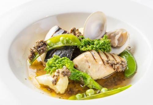 サワラのグリエ彩り野菜のナージュ仕立て セット