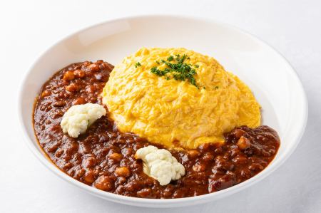 オムライス ふんわり卵のチリビ－ンズソ－ス　セット