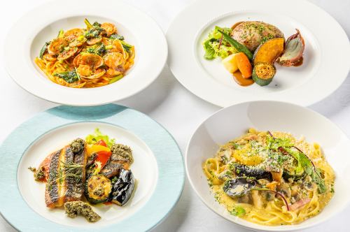 【パスタは+100円で大盛りも承ります。】