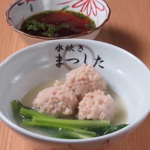 ◆水炊きはスタッフがお席にてお作りさせて頂きます◆