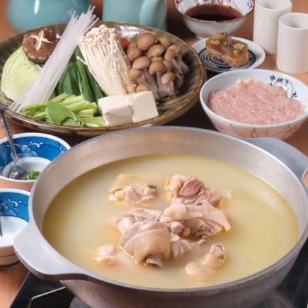 【当日OK！】博多水炊きコース全6品5200円《絶品水炊きを楽しむコース》