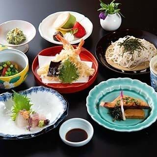 【점심 식사】 점심 미니 소바 가이세키 3,800엔(부가세 포함)
