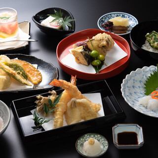 [Evening meal] Dinner tempura kaiseki special 7,700 yen (tax included) *Reservation required the day before