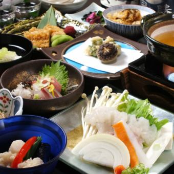 【晚餐】海鳗丰盛晚餐11,000日元（含税）