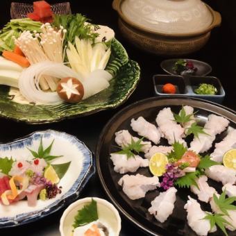 Limited time offer! [Evening meal] Hamo sukiyaki course 11,000 yen (tax included)
