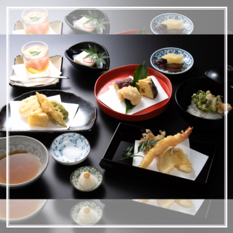 【お昼限定・人気メニュー】揚げたて天ぷら御膳 3800円(税込)