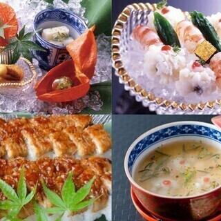 【夜のお食事】夜の鱧づくし膳 税抜13000円