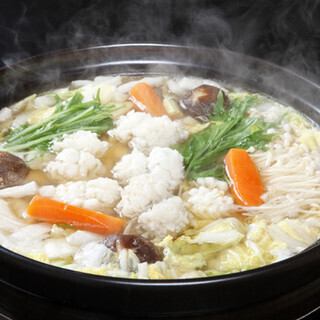 【夜のお食事】鱧すき鍋コース　税抜13000円