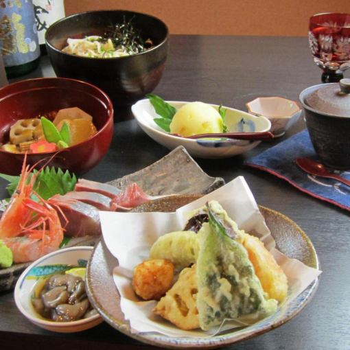 ◆Customize with Kanazawa ingredients [Landlady's Omakase Course] 6 dishes total from 6,800 yen (tax included)