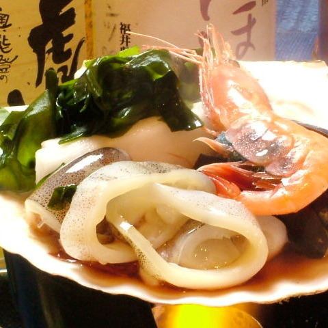 Grilled shellfish of Ishiri