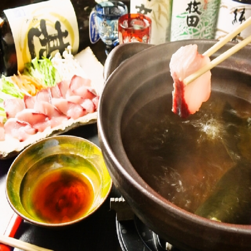 ◆【冬鰤鱼涮锅套餐】使用能登直送的肥美冬鰤鱼 8,500日元（含税）