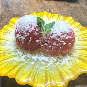 フルーツトマトの冷やし仕立て
