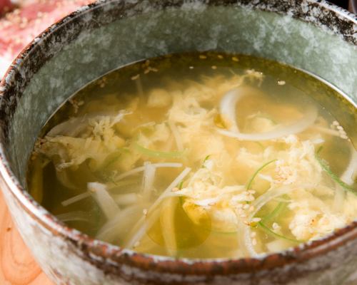 Egg soup