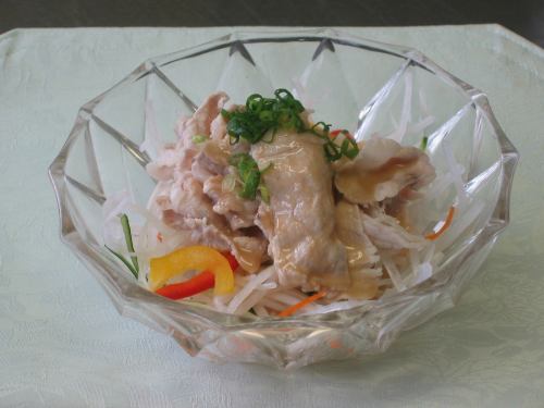 cold pork shabu sesame sauce salad