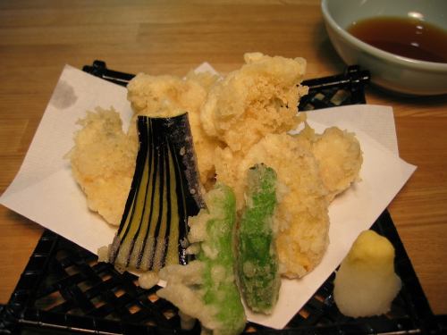 Catfish tempura