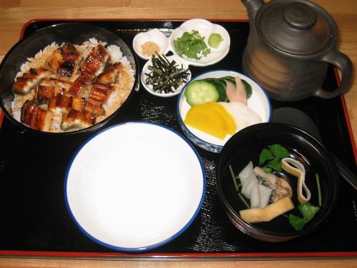 Eel Hitsumabushi set meal