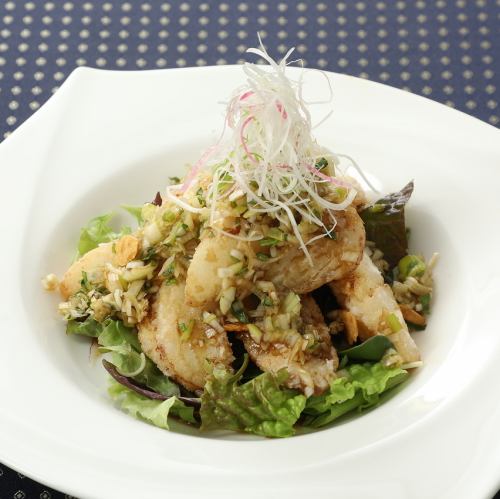 白身魚の油淋ソース