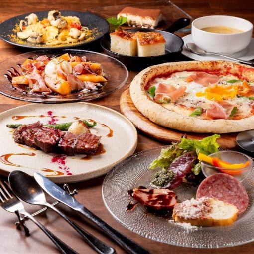 ジビエのコース★全8品6,600円(税込)Trattoria Agattarinaを大満足に堪能して頂けます♪