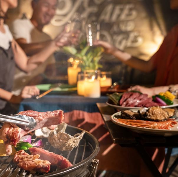 【适合聚会】在露台上享受湘南传统BBQ！