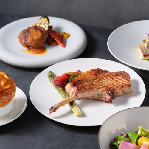 【ランチ】鎌倉の旬を五感で味わう前菜、温菜、選べるメイン 全3品