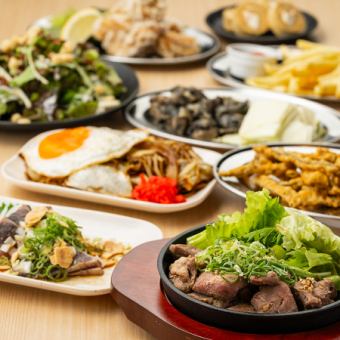 [Meat Party Plan] Perfect for meat lovers ◆ Skirt steak and grilled chicken thigh ◆ Meat Meat Course ◆ 4999⇒