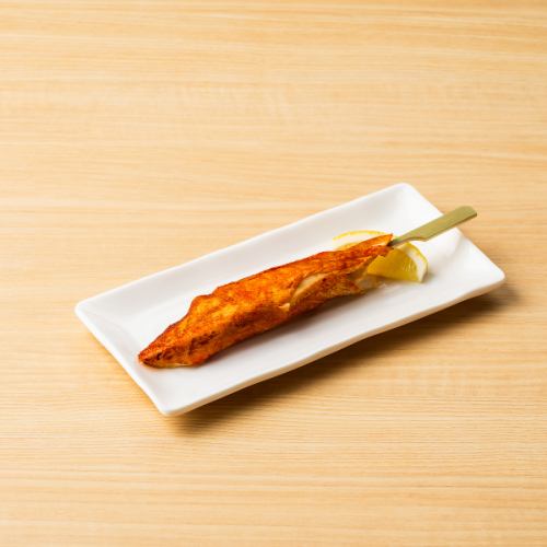 Grilled crab sticks with butter and soy sauce
