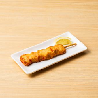 Pickled Ginger Tempura Skewers