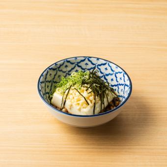 Tanuki chilled tofu with lots of broth