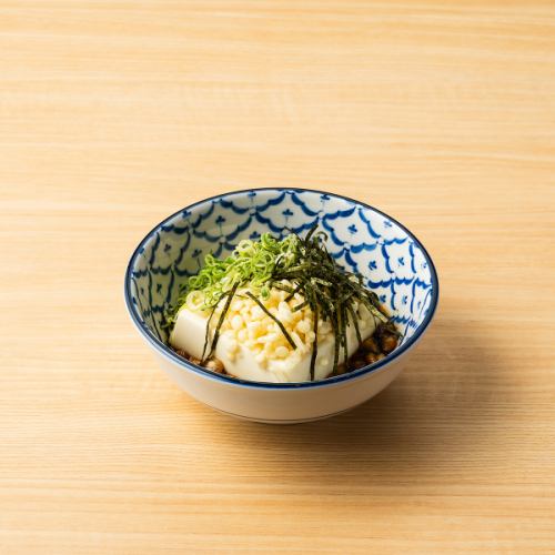 Tanuki chilled tofu with lots of broth