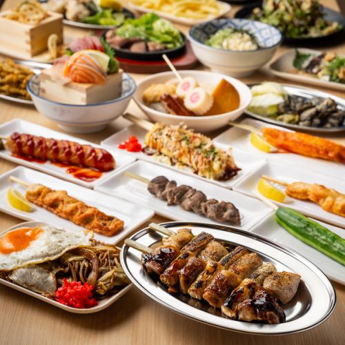 《Outperforms other restaurants!》Highly popular plan ◆ Grilled squid / Sashimi / Seafood overflow sushi ALL IN ◆ 170 kinds of food and drink for 5,000 yen →