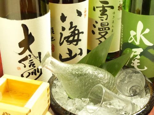 All-you-can-drink is 7 kinds of Shinshu local sake