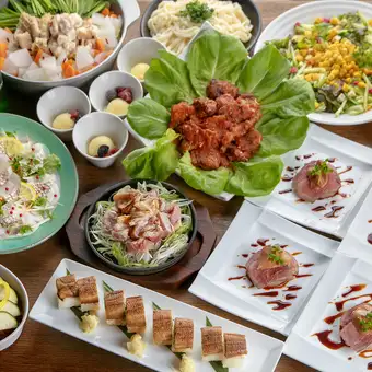 【2026 夏のご宴会コース】信州牛すきやきと信州サーモンほかお造り 8000円(税込)コース